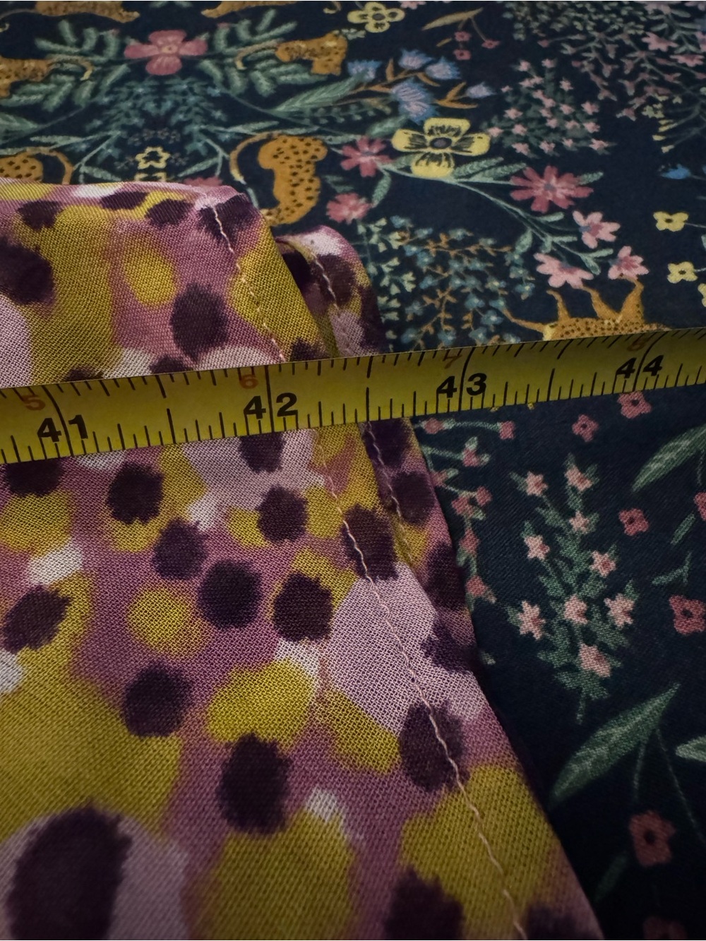 A.B.S. by Allen Schwartz Vintage Y2K Purple Animal Print Midi Dress Size - 10 - Picture 9 of 9